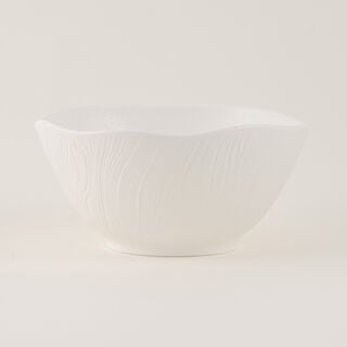 Alberto Ceramic Mixing Bowl Waves White 3.2L