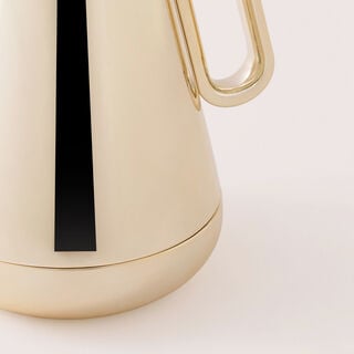 دلتي دلة ستانلس ستيل، ذهبي 1 لتر