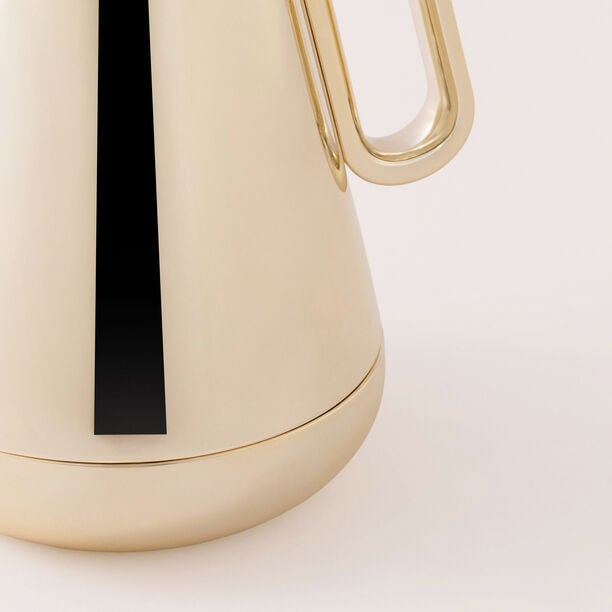 دلتي دلة ستانلس ستيل، ذهبي 1 لتر image number 2