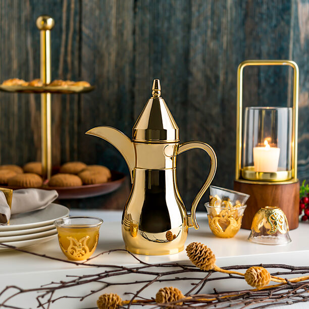 Dallaty mini vacuum flask gold 300 ml image number 0