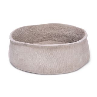 CEMENT PLANTER BOWL TAUPE
