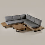 3 Pcs Corner Sofa Set Baston  image number 2