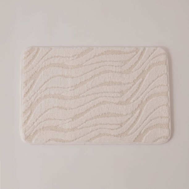 كوتاج دعاسة حمام من الفرو الصناعي، أبيض 40*60 سم image number 0