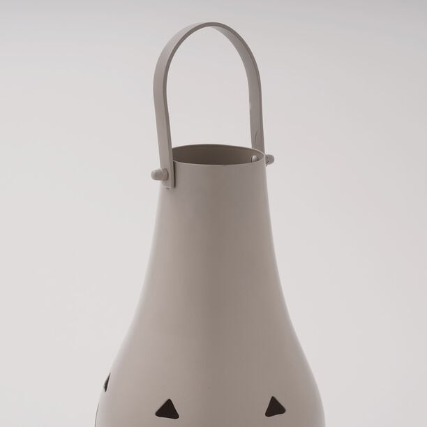 Najd Collection Metal Lantern, Beige, 15*15*32 cm image number 2