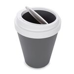 Waste Bin With Swing Lid Grey 9L image number 1