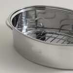 Alberto stainless steel roasting pan with rack 42*30.5*12.5cm image number 3