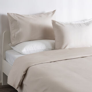 طقم غطاء لحاف قطن 3 قطع من بوتيك بلانش   260*200سم بيج