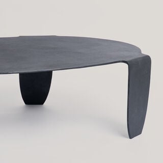 Homez Metal Coffee Table, Black 125*66*35 Cm