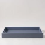 Dallaty Wood Rectangular Tray 50*35*6Cm, Blue image number 0