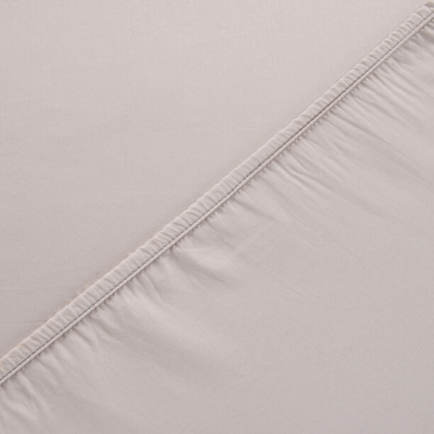 Boutique Blanche Fitted Sheet 100% Egyptian Cotton 400Tc Full, Silver 140*200 Cm image number 1