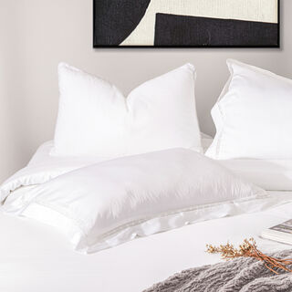 3Pcs cotton duvet cover 230*220cm with embelishment