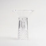 Homez Glass Diamond Oud Burner 16*16*30Cm, Grey image number 2