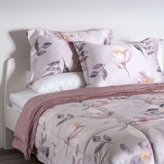Boutique blanche tencel 3pc queen comforter set 240*200cm, pink