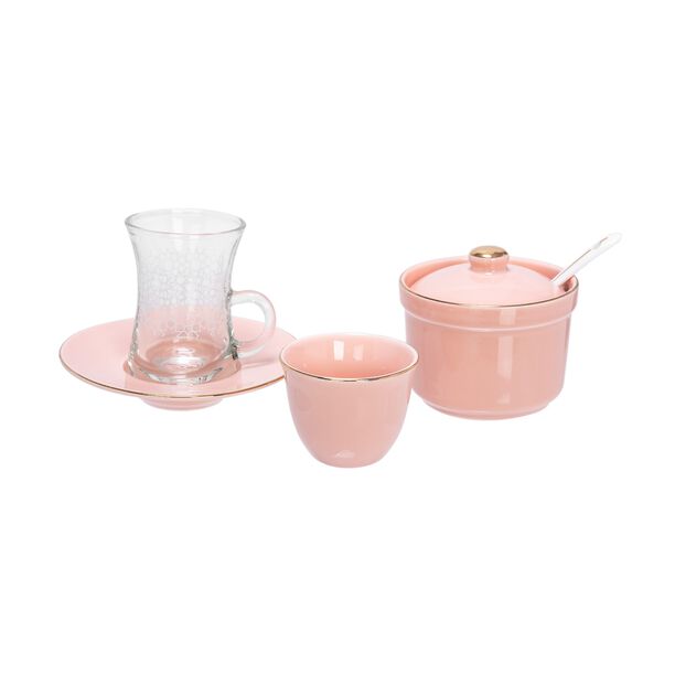 Tea & Arabic Coffee Set 20 Piesec Pink image number 1