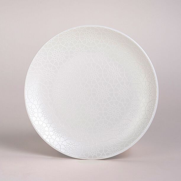 La Mesa white porcelain 18 pc dinner set image number 3
