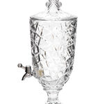 Glass Beverage Dispenser With Base Asst Designs image number 1
