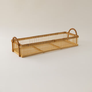Bamboo tray 50x17x12 cm