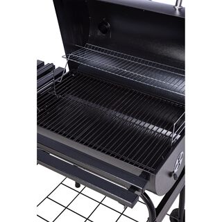 Bbq Trolly Grill Charcoal Black
