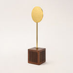 Homez wood and gold metal Ramadan decoration 9*7*30 cm image number 0