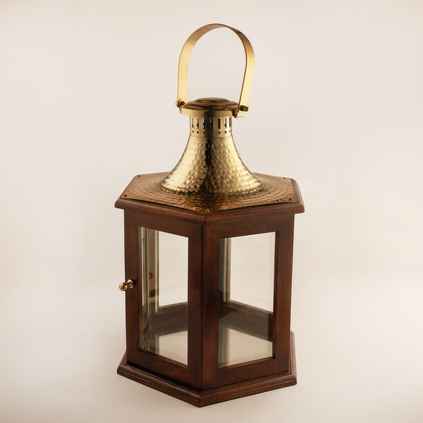 Lucerna Ramadan wooden lanterns, 20*13*15cm image number 0