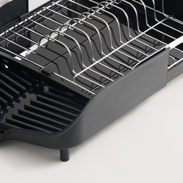 Alberto stainless steel expandable dish rack, black 35*32.4*10.5cm image number 2