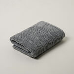 Boutique Blanche jacquard cotton bath towel, blue, 140*70cm image number 4