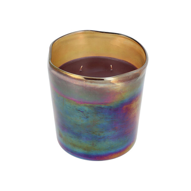 Glass Jar Candle  White Oud Fragrance 21*22 cm image number 2