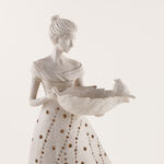 Homez resin decorative lady sculpture 30.2*20.3*57.1cm, grey image number 1