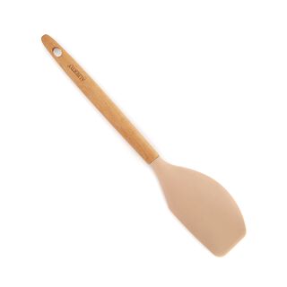 Alberto Silicone Spatula With Wooden Handle Pink 