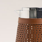 Dallaty brown leather vacuum flask 1L image number 4