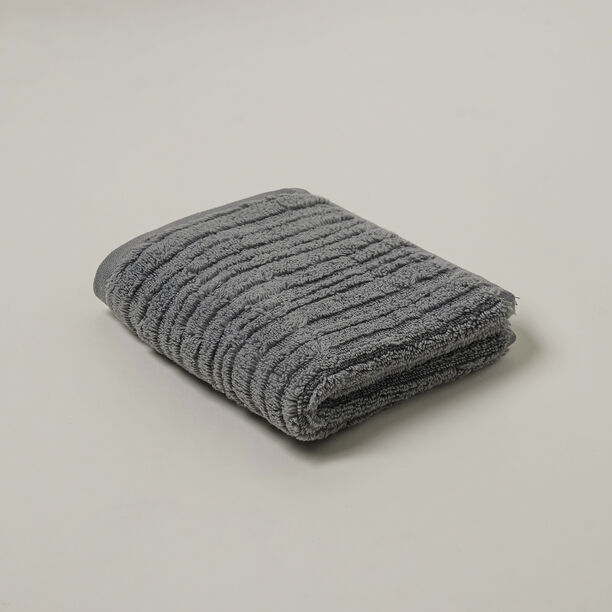Boutique Blanche jacquard cotton face towel, blue, 50*30cm image number 0