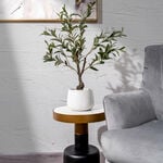 Aritificial olive plant in a Ceramic pot 35.56*35.56*58.42 cm image number 0