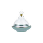 Dallaty blue porcelain date bowl with lid 13*13*12 cm image number 0