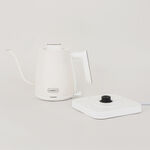 Alberto stainless steel electric kettle, creamy 1L image number 1