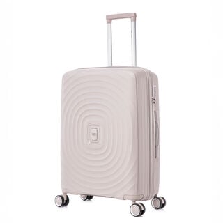 Travel Vision Trolley Suitcase Circles 24 White 46*26.5*66.5 Cm