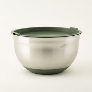 Alberto Stainless Steel Salad Bowl 26Cm, Green