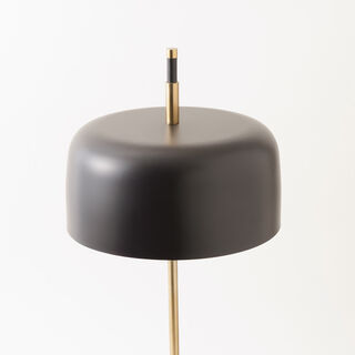 هومز مصباح طاولة من معدن وحديد، أسود 26*26*55سم