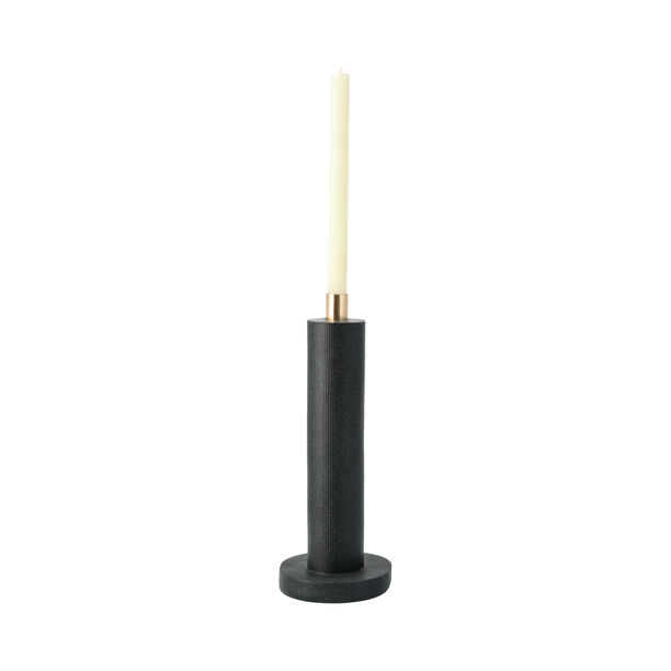 Candle Stick Resin Black  image number 3