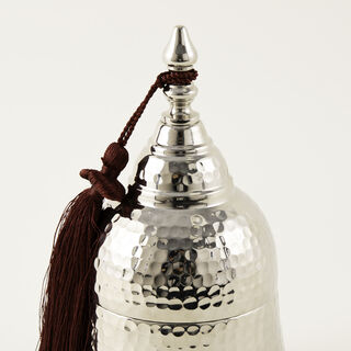 La Mesa Metal Serving Bowl For Hospitality, Silver, Small Size