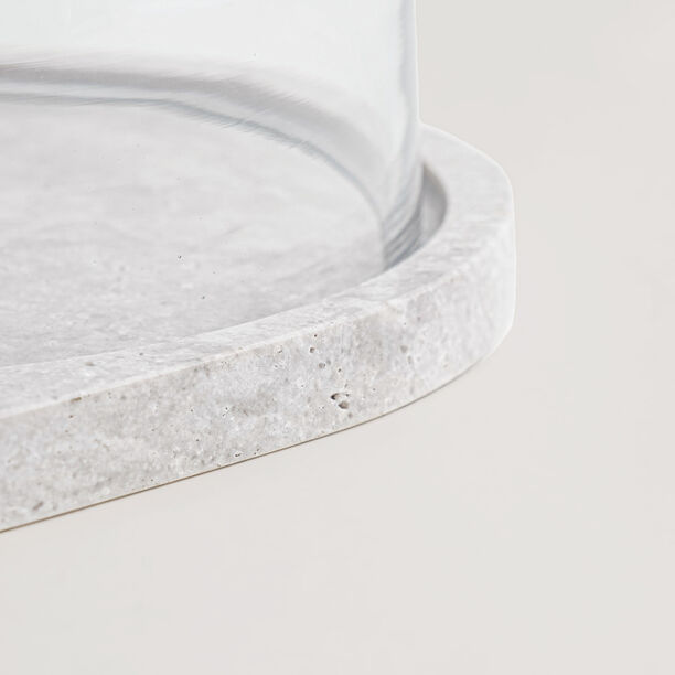 Alberto marble, acacia wood cheese platter, white 45*26*17cm image number 5