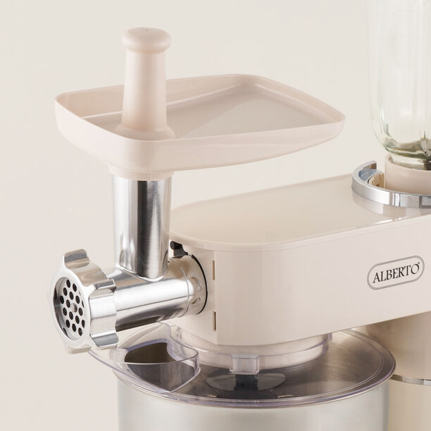 Alberto stand mixer plastic white 6L 1000W image number 2