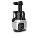 Moulinex Juice And Clean Powerful Slow Juicer With 4 Programs, 150W, Black image number 0