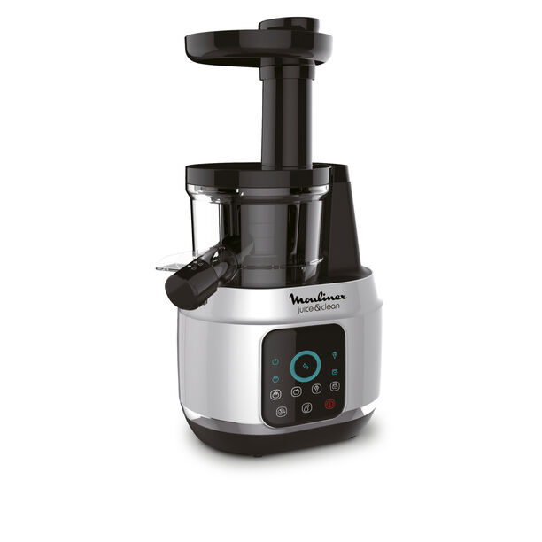 Moulinex Juice And Clean Powerful Slow Juicer With 4 Programs, 150W, Black image number 0