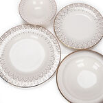 Porland 16 Pcs Dinner Set Serve 4 Person,Sweet Romantic image number 2