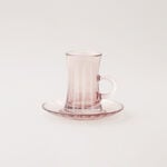 Dallaty 12pcs glass tea set, light purple image number 3