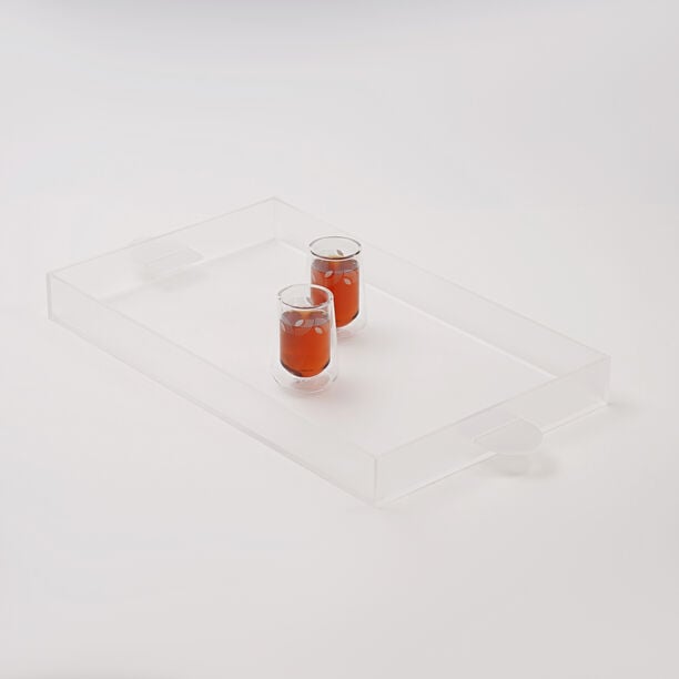 Dallaty Acrylic Tray With Clear Color Handle, 59.5*30*5 Cm image number 3