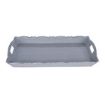 Serving Tray Antique Finish Grey Color image number 2