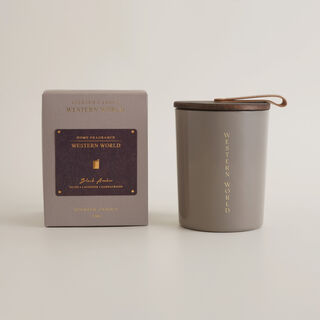 هومز شمعة معطرة في برطمان 470 جم برائحة العنبر الأسود