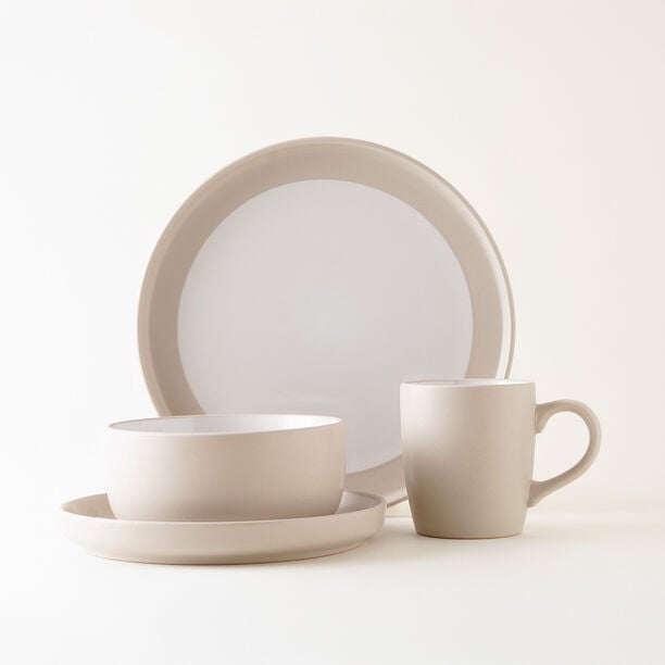 لا ميسا طقم سفرة 16 قطعة بيج أنيق image number 0