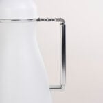 Dallaty 2 Pieces Plastic Vacuum Flask Koufa White & Silver 1L image number 5